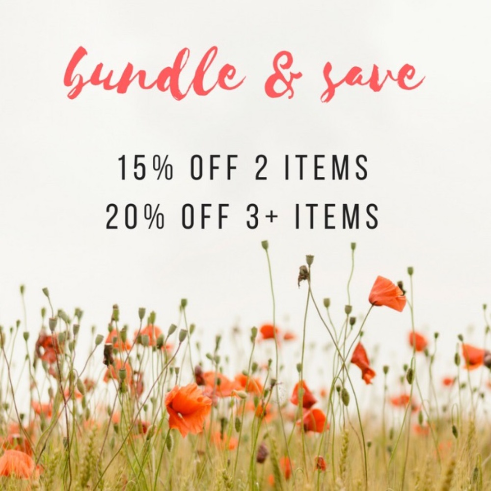 • B U N D L E  &  S A V E •